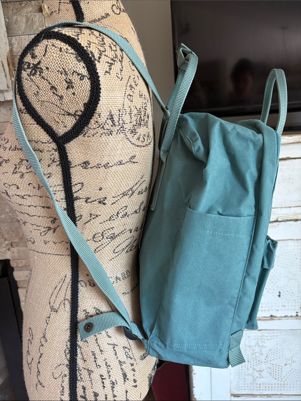 Fjallraven Kanken classic backpack in frost green clean - Picture 2 of 16